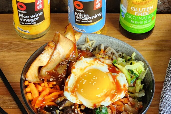 Bibimbap with Bulgogi-Style Tofu