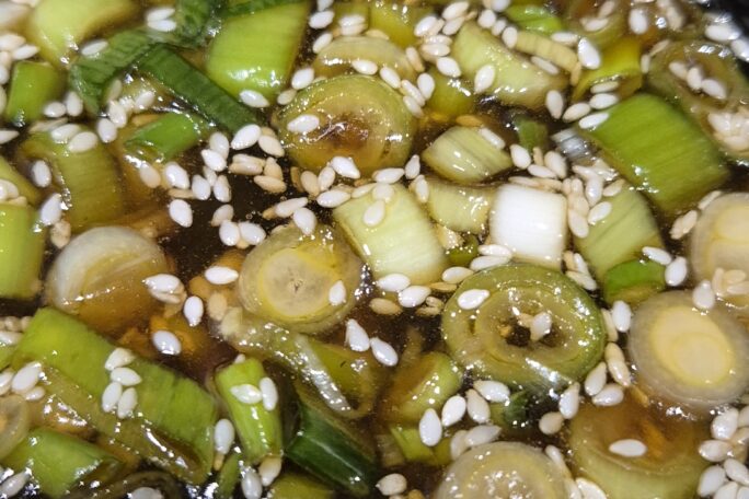 Thai sesame soy salad dressing