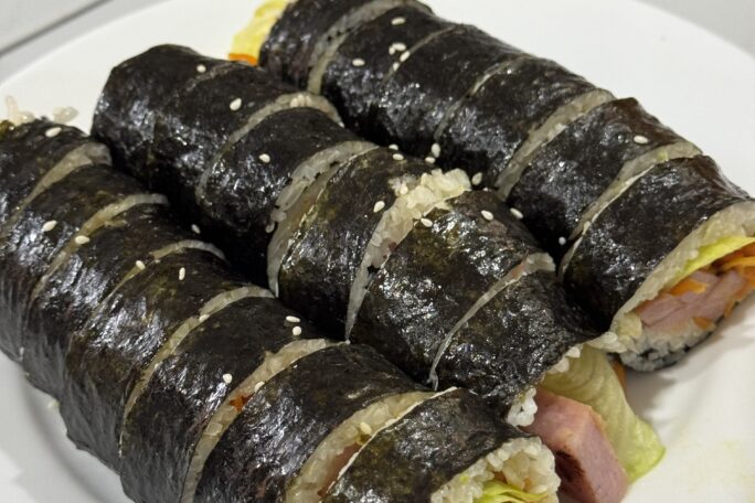 Korean style sushi role