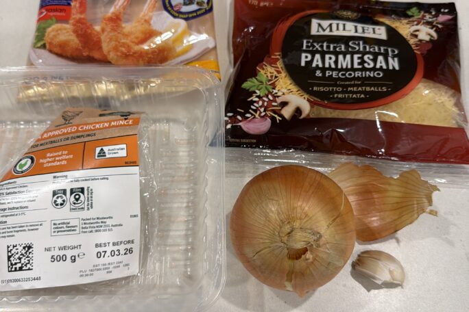 Baked chicken rissoles