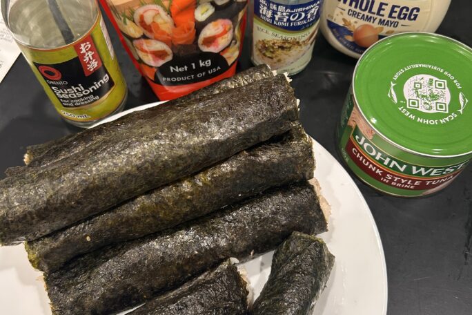 Quick n easy school lunch sushi