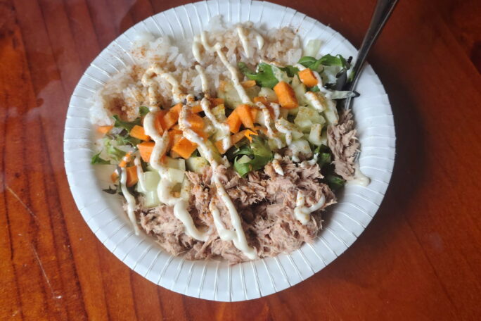 Tuna & rice bowl
