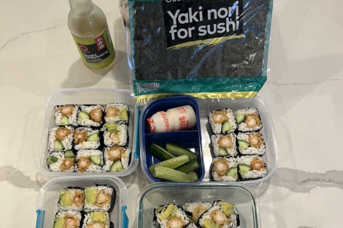 SUSHI for healthy lunch