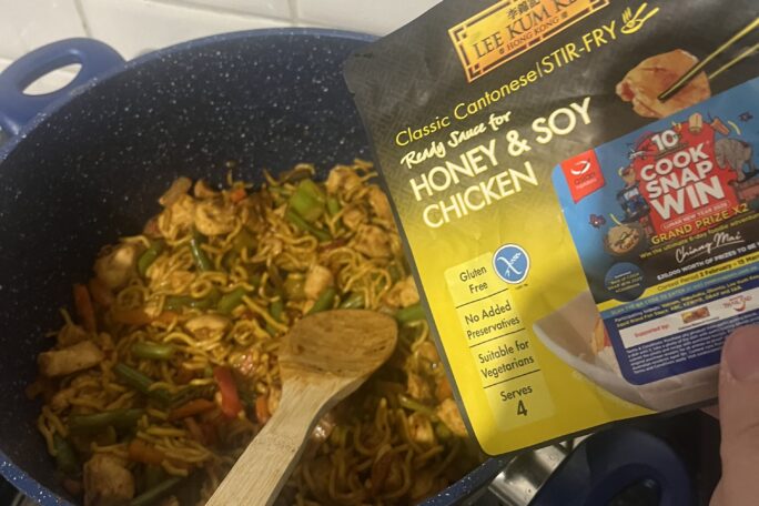 Honey soy chicken stir fry