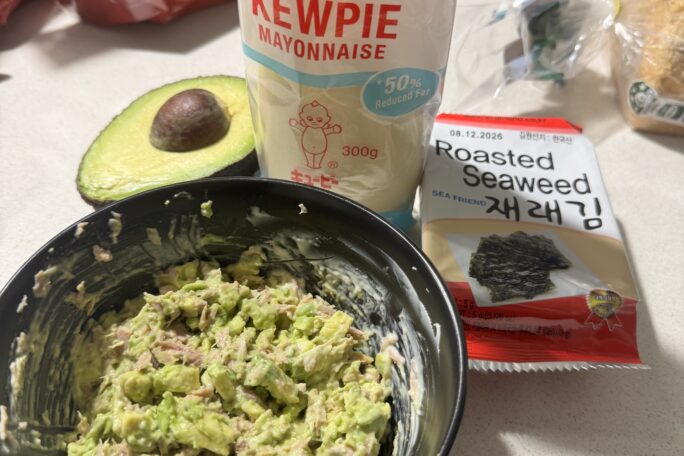 Rice-less sushi bowl