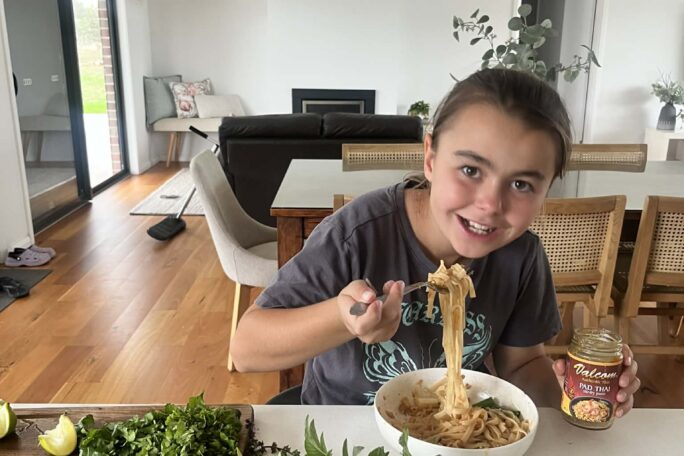 Family friendly Pad thai