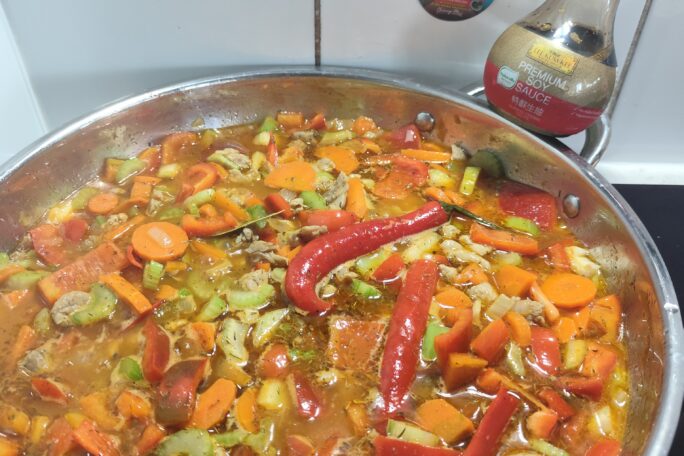 Chicken Stir Fry with veggies