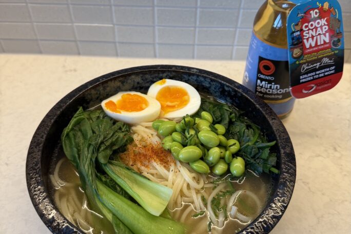Shoyu Ramen with Edamame & Bok Choy