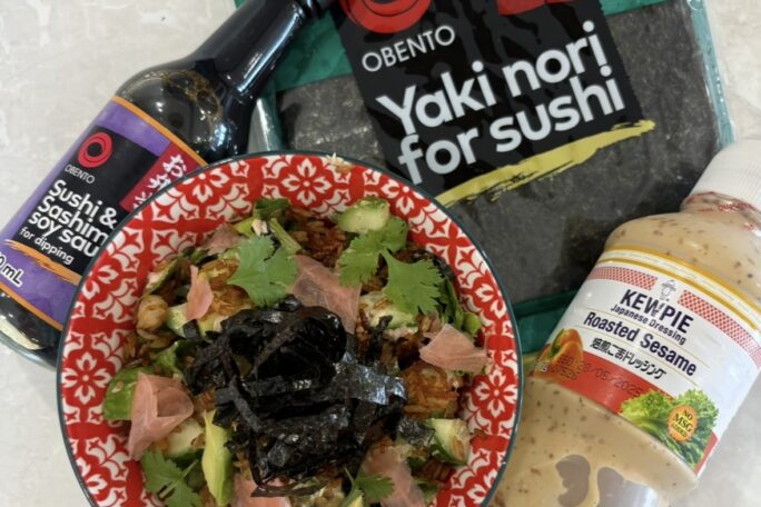 Tuna Crispy Rice Sushi Salad