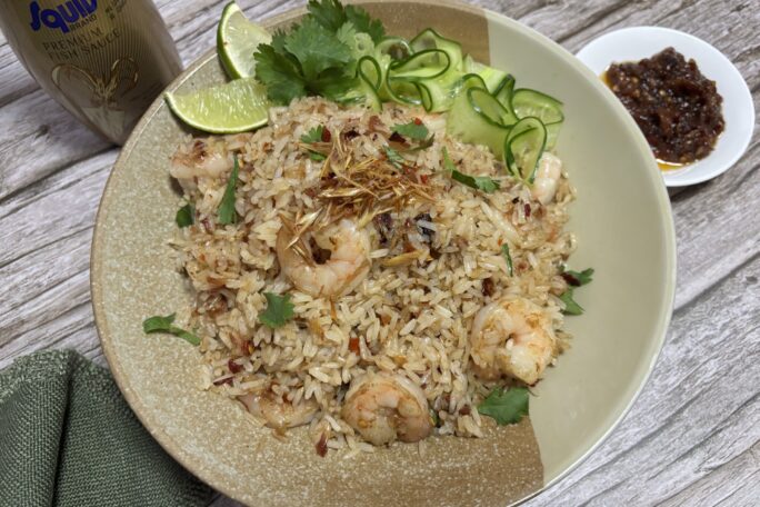 Shrimp Fried Rice With Nam Prik Pao