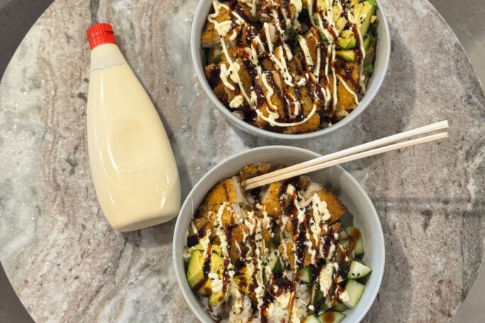 Teriyaki Chicken Sushi Bowls