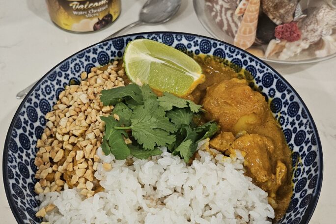 Coconut Peanut Chicken Curry