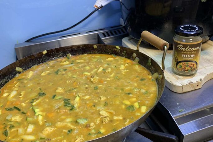 Thai chicken yellow curry