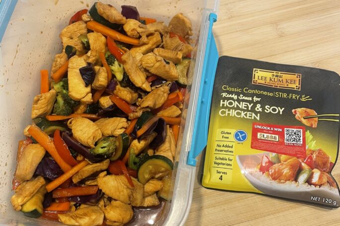 Donnie’s broken ankle stir fry