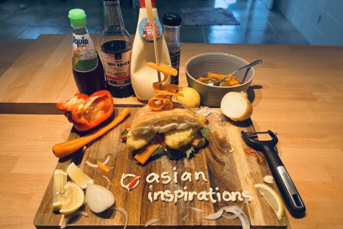 Easy Japanese Fish Burger