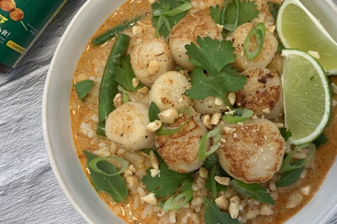 Thai Red Curry Scallops