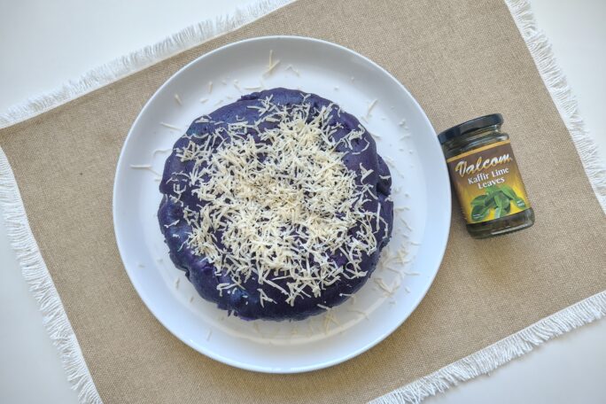 Ube and Kaffir Lime Puto