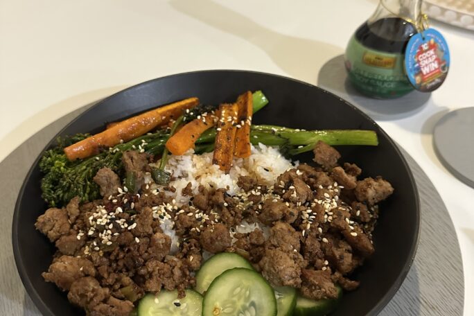 Sesame-ginger Pork Bowl