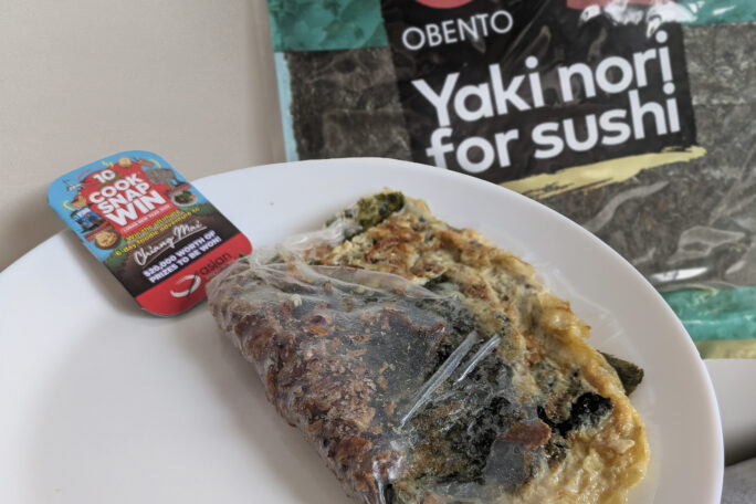 Omu‑Rice Paper Roll