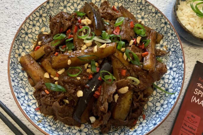 Spicy Beef and Eggplant