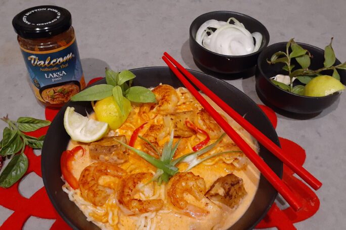 Pip’s Prawn and Tofu Laksa